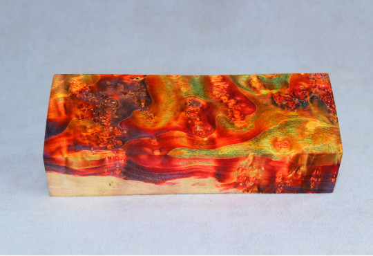 Stabilized Maple Burl Wood Mod Block